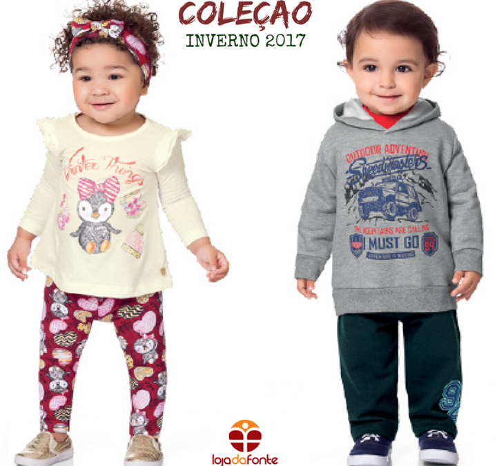 Chegou a coleção pros bebês ficarem quetinhos